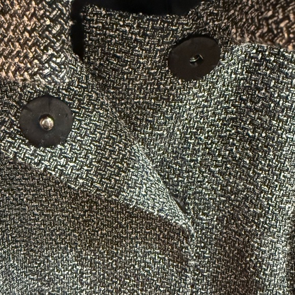 Nic + Zoe Black Tweed Womens Blazer Size 4 - Picture 4 of 4